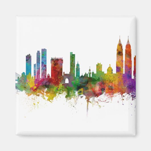 Mumbai Skyline India Bombay Magnet (Vorne)