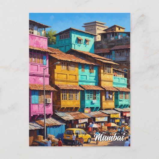 Mumbai Souvenir Postkarte (Vorderseite)