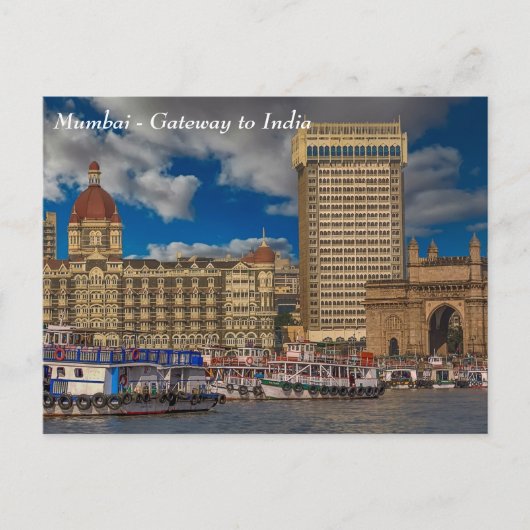 Mumbai - Tor zu Indien Postkarte (Vorderseite)