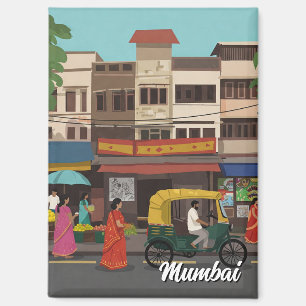 Mumbai Travel Souvenir Magnet