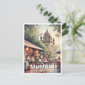 Mumbai Travel Souvenir Postkarte (Stehend Vorderseite)