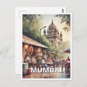 Mumbai Travel Souvenir Postkarte (Vorne/Hinten)