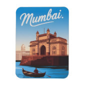 Mumbai Vintag Magnet (Vertikal)