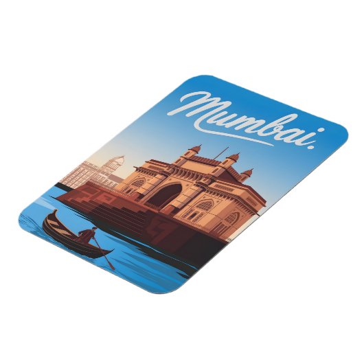 Mumbai Vintag Magnet (Linke Seite)