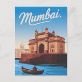 Mumbai Vintag Postkarte (Vorderseite)