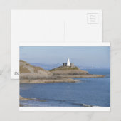 Mumbles Leuchtturm, Mumbles Postkarte (Vorne/Hinten)