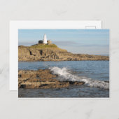 Mumbles Lighthouse Feiertagspostkarte (Vorne/Hinten)