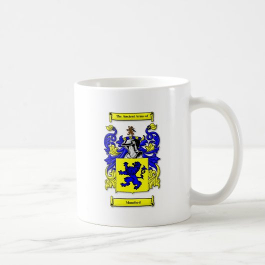 Mumford Wappen Kaffeetasse (Rechts)