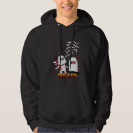 Mumie am Grab Boo Halloween Hoodie
