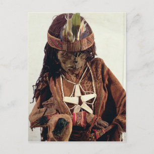 Mumie mit Knochenschmuck, um 200 v. Chr. Postkarte