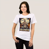 Mumie zu Halloween im Shirt (Vorderseite voll)