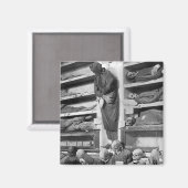 Mumien in den Katakomben von Palermo, Italien Magnet (Vorderseite/Rückseite)