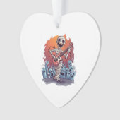 Mumien Rockstar Ornament (Vorderseite)
