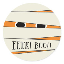 Mumified Halloween in Pumpkettensticker