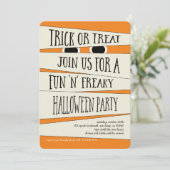 Mumified Halloween in Pumpkin-Party Einladung (Stehend Vorderseite)
