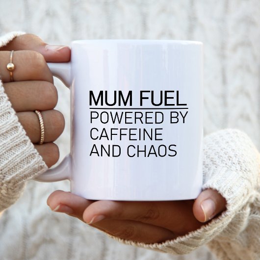 Mumm Fuel mit Koffein und Chaos Kaffeetasse