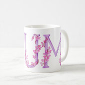 Mumme Text Orchid Art Malerei Tasse (VorderseiteRechts)