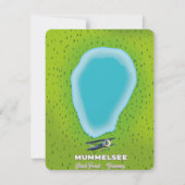 Mummelsee Schwarzwald Deutschland Karte. (Rückseite)