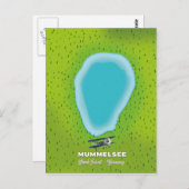 Mummelsee Schwarzwald Deutschland Karte. Postkarte (Vorne/Hinten)