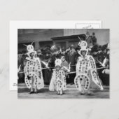 Mummers Parade, New Years Day, 1909 Postkarte (Vorne/Hinten)