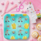 Mummies auf Roller-Skaten von Natasha Us Pappteller (Party)