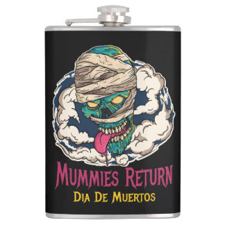 Mummies Dia De Muertos - Tag der Toten Therme T Flachmann