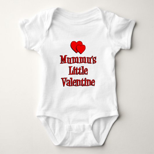 Mummus Kleines Valentin Baby Strampler (Vorderseite)