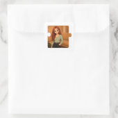 Mummy-Aufkleber Quadratischer Aufkleber (Tasche)