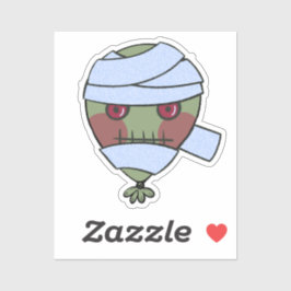 Mummy Balloon Sticker