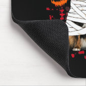 Mummy Bernese Mountain Hund Halloween Hund Beängst Mousepad (Ecke)