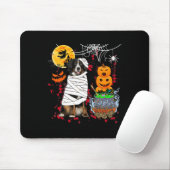 Mummy Bernese Mountain Hund Halloween Hund Beängst Mousepad (Mit Mouse)
