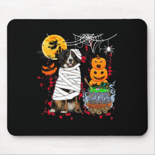 Mummy Bernese Mountain Hund Halloween Hund Beängst Mousepad