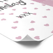 Mummy Birthday Coupons Poster (Ecke)