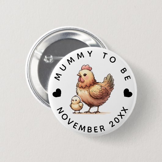 MUMMY BUTTON (Vorne & Hinten)