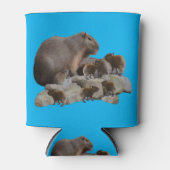 Mummy Capybara mit Babys, kann kühlen Dosenkühler (Vorderseite)