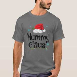 Mummy Claus Christmas Pajama Familie Matching Xmas T-Shirt