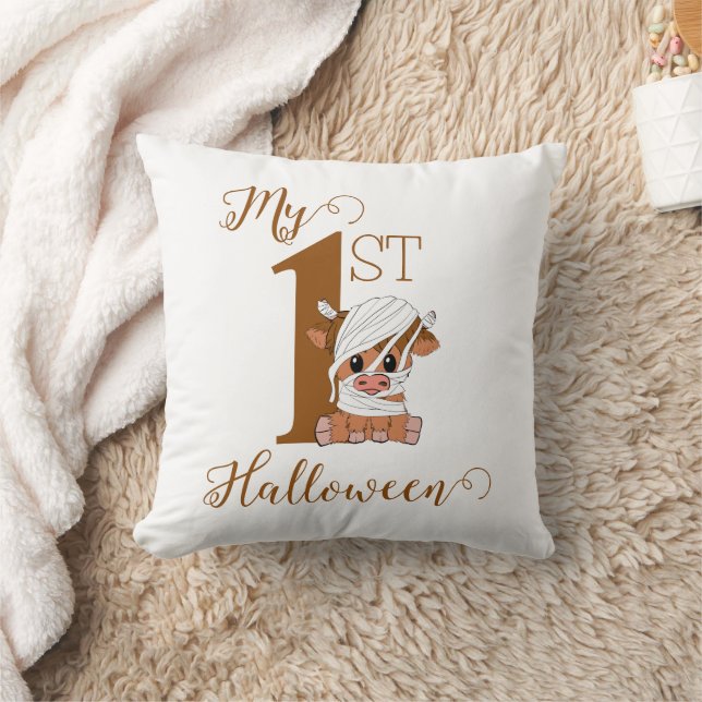 Mummy Cow mein 1. Halloween Kissen (Decke)