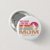 Mummy & Daddy got am Tag verheirateten Mütter Button (Vorne & Hinten)