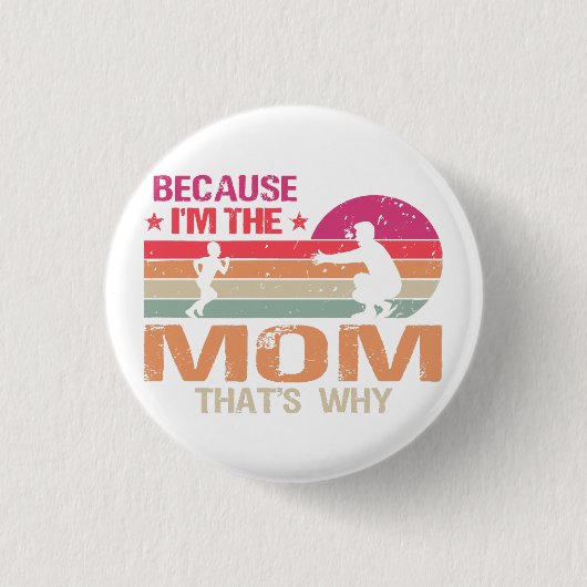 Mummy & Daddy got am Tag verheirateten Mütter Button (Vorderseite)