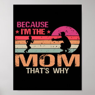 Mummy & Daddy got am Tag verheirateten Mütter Poster