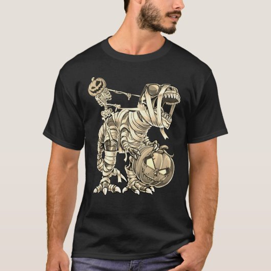 Mummy Dinosaur T Rex T-Shirt (Vorderseite)