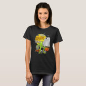 Mummy Dinosaur Trick Raw Treat Halloween Scary Cos T-Shirt (Vorne ganz)