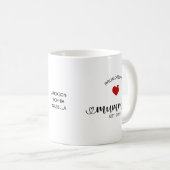 Mummy Established Zur Mom Befördert Kaffeetasse (VorderseiteRechts)