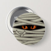 Mummy Eyes Orange ID685 Button (Vorne & Hinten)