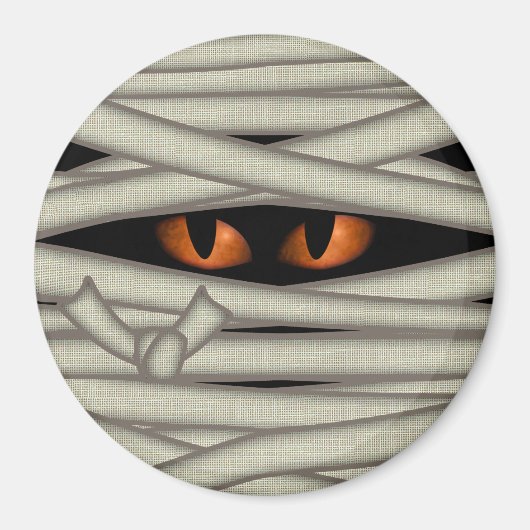 Mummy Eyes Orange ID685 Magnet (Vorne)