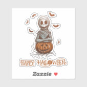 Mummy Fortuneteller Aufkleber (Blatt)
