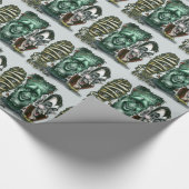 Mummy Frankenstein Dracula Geschenkpapier (Ecke)