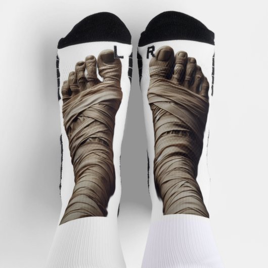 Mummy-Füße-Socken — Lustig Socken (Oben)