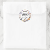 Mummy-Geist-Hexe-Halloween Runder Aufkleber (Tasche)
