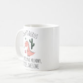 MUMMY GIFT, |Mama-Tasse, Mummysaurus, Kaffee-Tasse Kaffeetasse (Vorderseite Links)